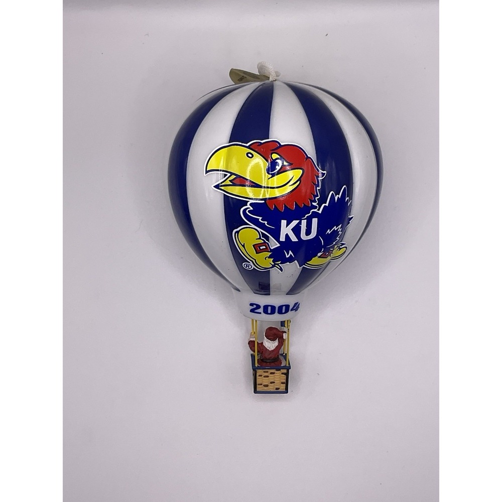 Kansas Jayhawks 2004 Danbury Ballon Christmas Ornament No Box - Picture 2 of 4